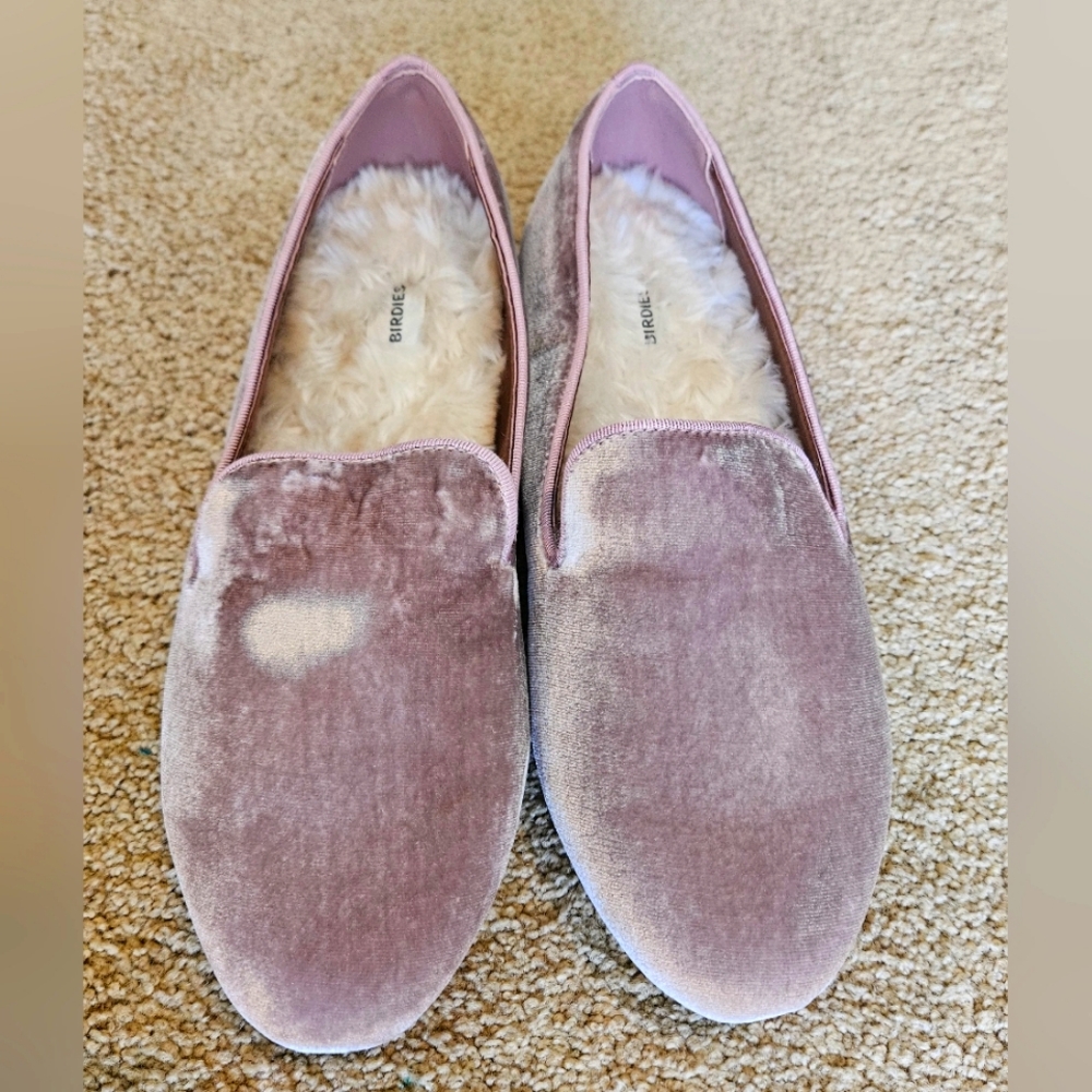 Birdies Velvet Loafers